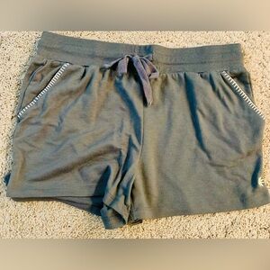 Kensie Gray Athletic Shorts with Elastic Waistband